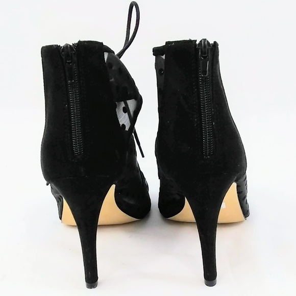 Torrid Polka Dot Mesh Women's 5" Heels Stilettos - Picture 3 of 8